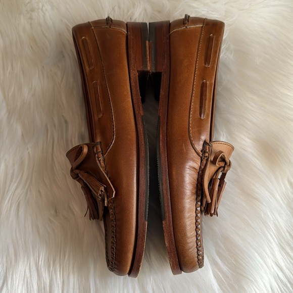 Cole Haan Country Tassel Leather Loafers Size 9 Brown - Picture 8 of 14